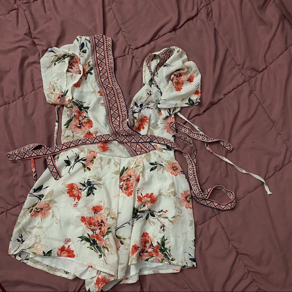 floral romper